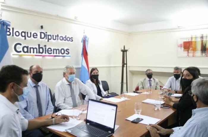 El bloque de Juntos por el Cambio, con 14 integrantes, rechaz&oacute; el Presuesto 2022.