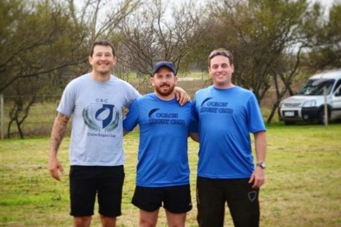 Giacomozzi junto a Tohaig y Martin, otros dos pilares de CRC