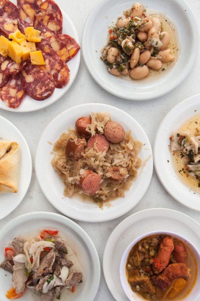 Gran picada en Comedor Munich, Aldea Brasilera