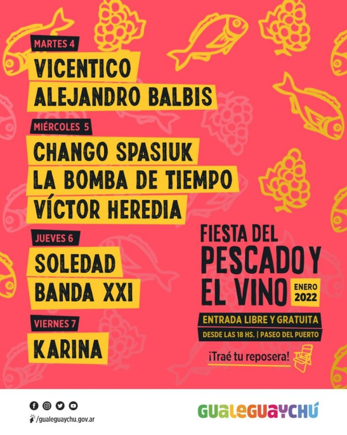 Este es la cartelera de artistas que tendr&aacute; la edici&oacute;n 2022 de la Fiesta.