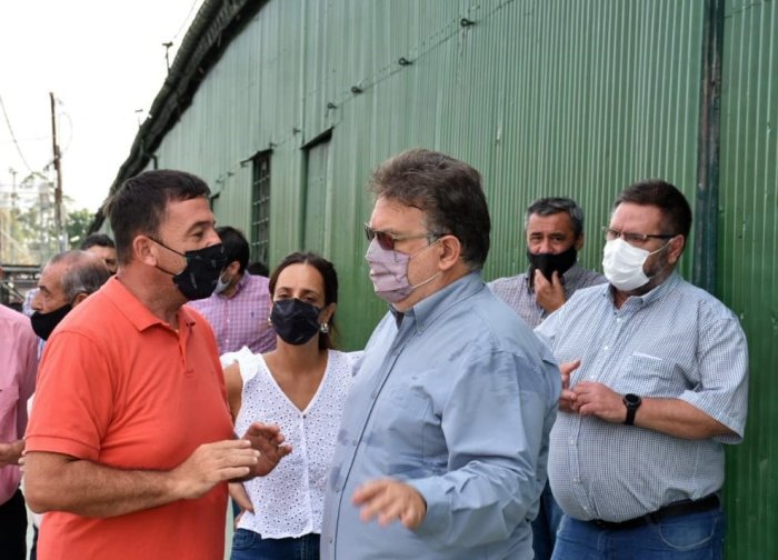 El intendente Francolini recorri&oacute; el predio antes del regreso del Carnaval.