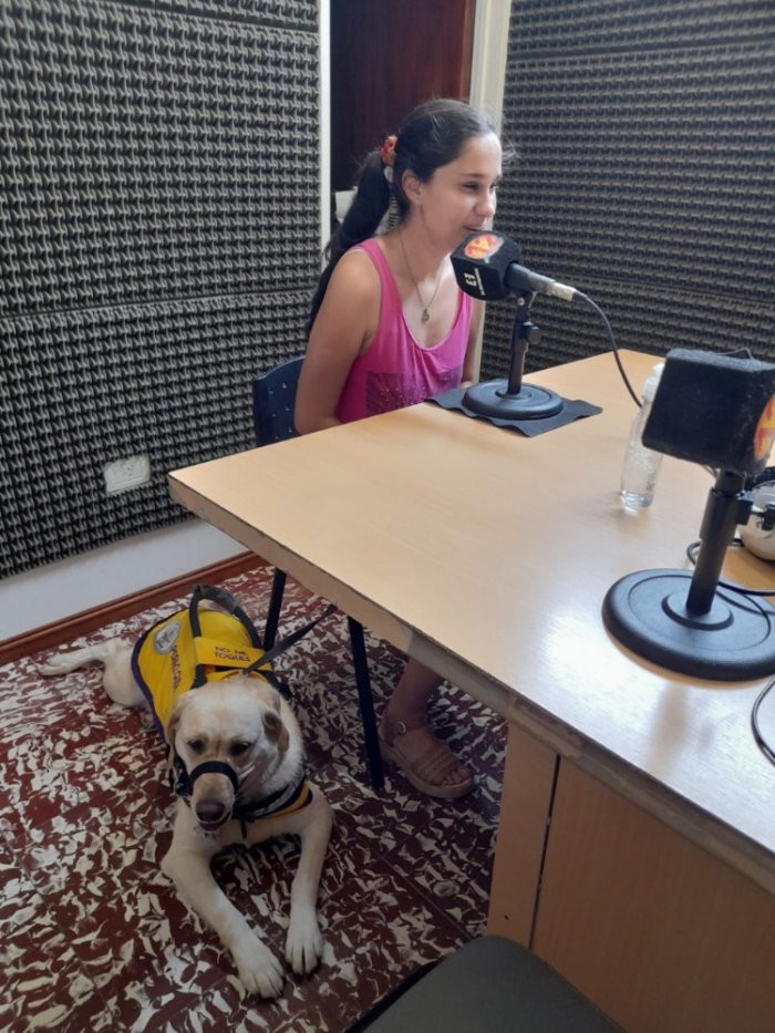 Magal&iacute; estuvo en el programa Turismo 12 que se emite por FM Radio 12 de Col&oacute;n.