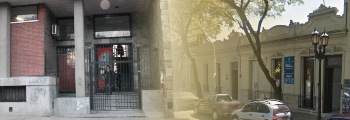 A la izquierda, la sede de calle Buenos Aires que es objeto del reclamo. A la derecha, el edificio de Alameda de la Federaci&oacute;n que ser&aacute; reparado.