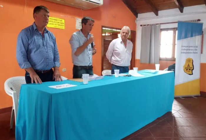 El 8 de abril, Lallana recibi&oacute; a los funcionarios nacionales Koch y Cresto.