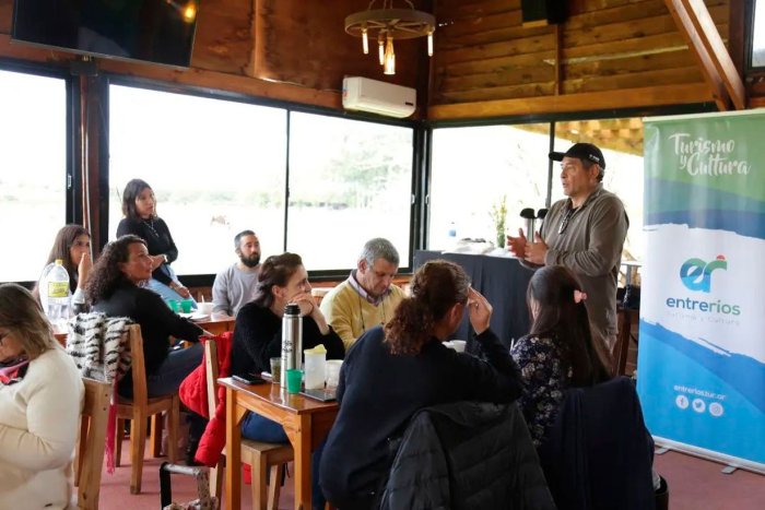 Cierre del taller en la costa del Uruguay