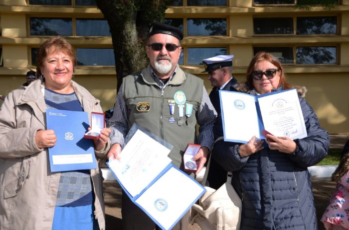 El homenaje fue en Prefectura Concordia.