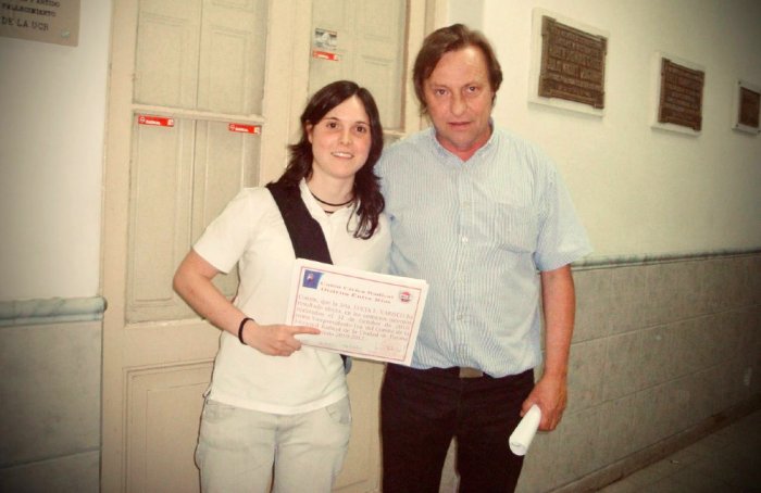Una de las fotos que comparti&oacute; en las redes sociales la hija del exintendente fallecido.