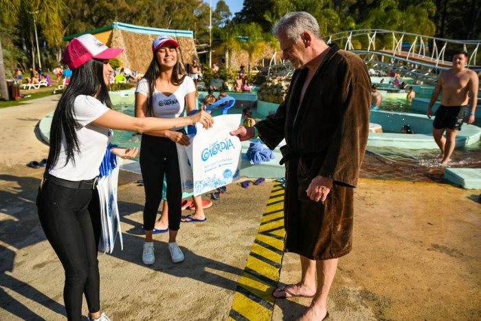 La posibilidad de distenderse, en lugares como termas del Ayu&iacute;, es el principal motivo por el que eligen Concordia.