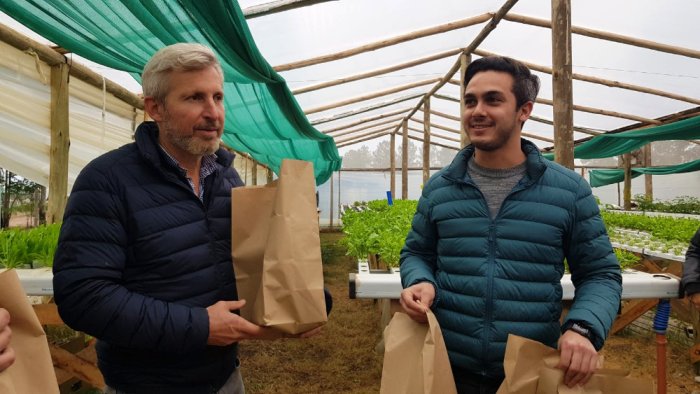 Con Tom&aacute;s Lombardi tambi&eacute;n estuvo Frigerio.