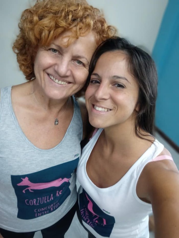 Amanda y Mar&iacute;a.