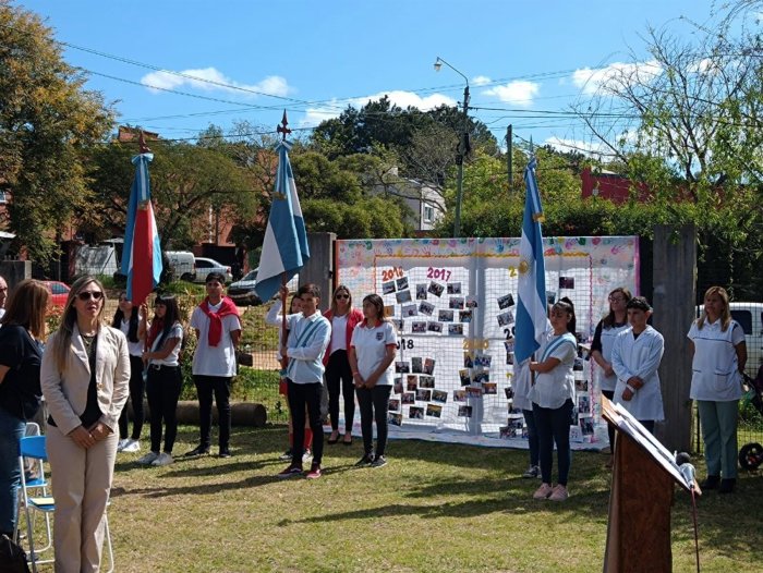 La comunidad de la zona este de Concordia, presente en la inauguraci&oacute;n.