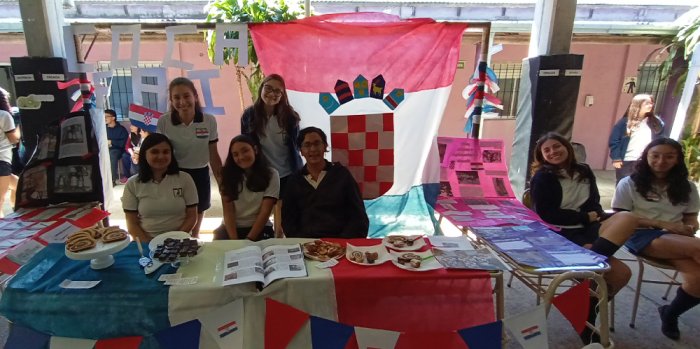 Croacia, representado por estudiantes de 4&ordm;A.