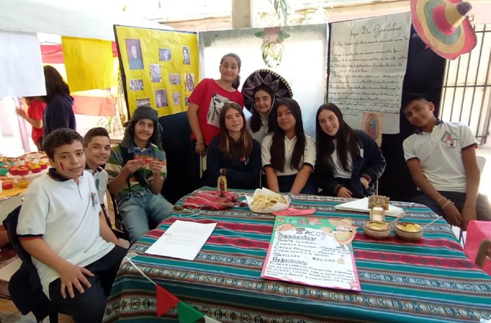 En M&eacute;xico estuvieron los alumnos de 2&ordm;A.