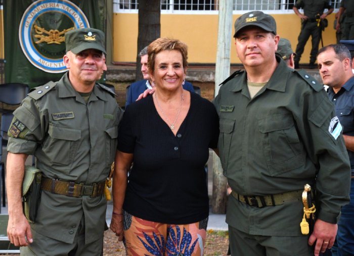 Mireya L&oacute;pez Bernis fue la representante del intendente en el cambio de autoridades.