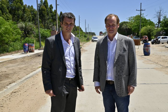 En diciembre, el intendente Cresto y el gobernador Bordet recorrieron la obra.