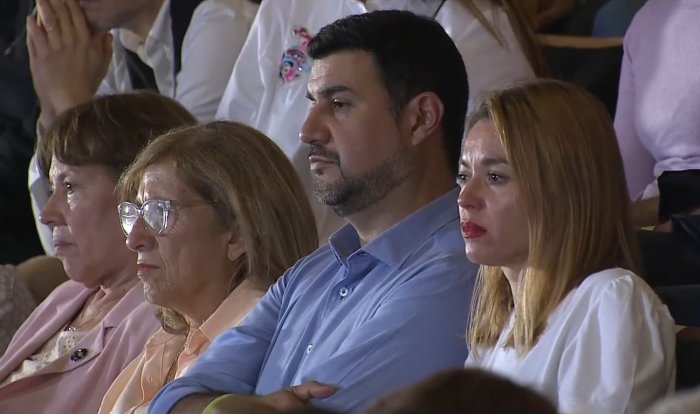 Blanca Osuna, presente en el acto en La Plata.