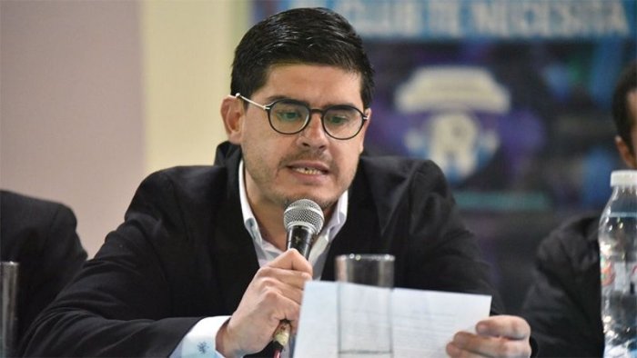Iv&aacute;n G&oacute;mez, ahora en licencia de su cargo en el club Juventud Unida.