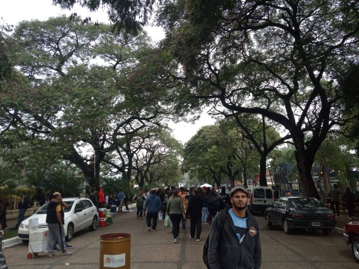 Ya no transitan autos por la calle, sino personas
