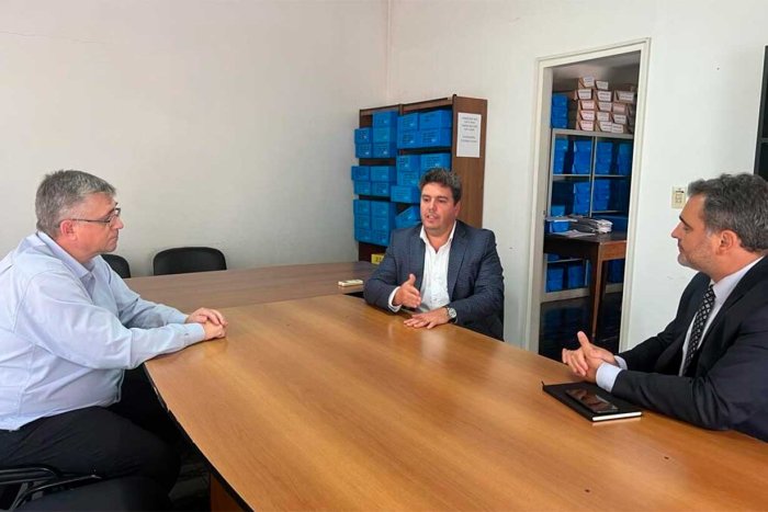 C&aacute;nepa, el yerno del Vocal Daniel Carubia, en reuni&oacute;n con Mariano Churruar&iacute;n y Alejandro Canavesio