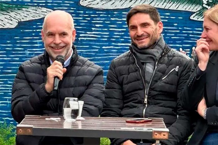 El candidato Pullaro, con Rodr&iacute;guez Larreta