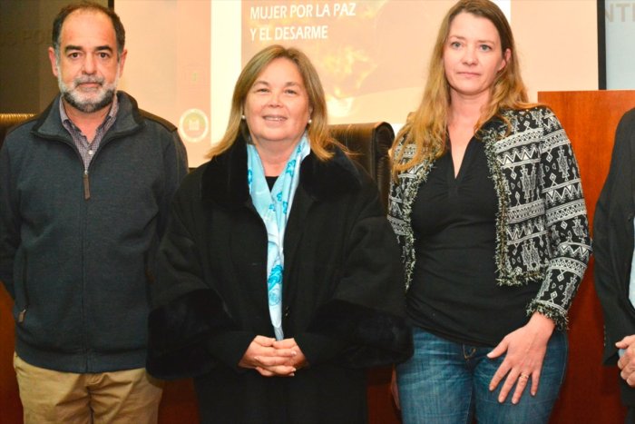 El juez Barid&oacute;n junto a Medina, presidenta del STJ
