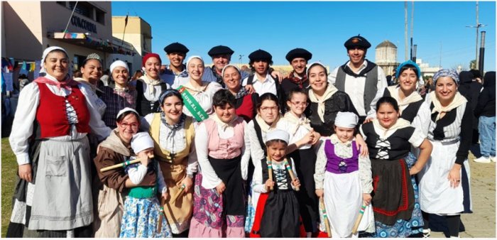 Integrantes de la Colectividad Vasca en Concordia.