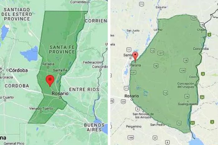Pueblos gemelos en la nomenclatura.