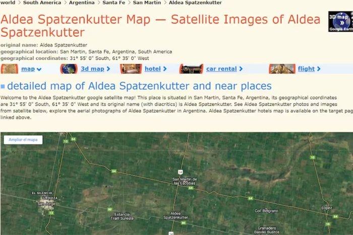 Varios sitios se hacen eco de la existencia del Spatzenkutter santafesino.