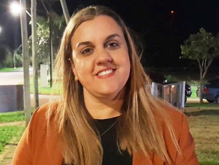 Luj&aacute;n Hermosa, candidata a intendente por el peronismo de Santa Ana.