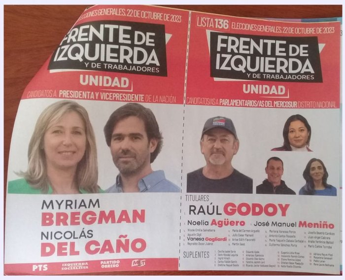 Lista 136, Frente de Izquierda y de Trabajadores.