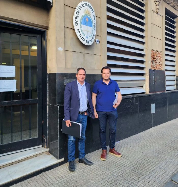 Hassel y Benedetti estuvieron juntos en la secretar&iacute;a electoral de Paran&aacute;.