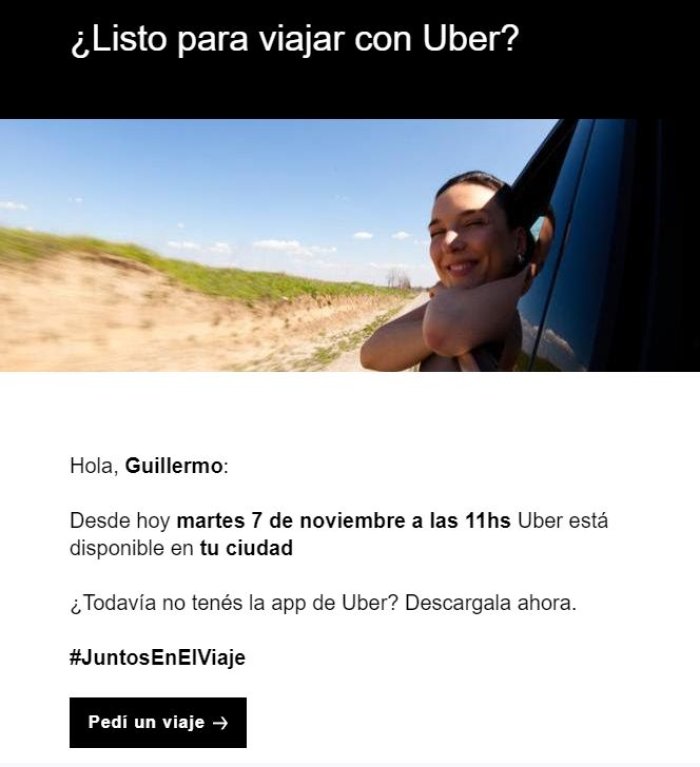 El mail que recibi&oacute; un lector de <b>El Entre R&iacute;os</b>.