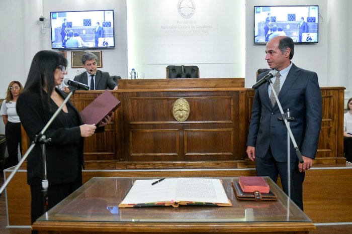 L&oacute;pez jur&oacute; en representaci&oacute;n de la C&aacute;mara Baja entrerriana.