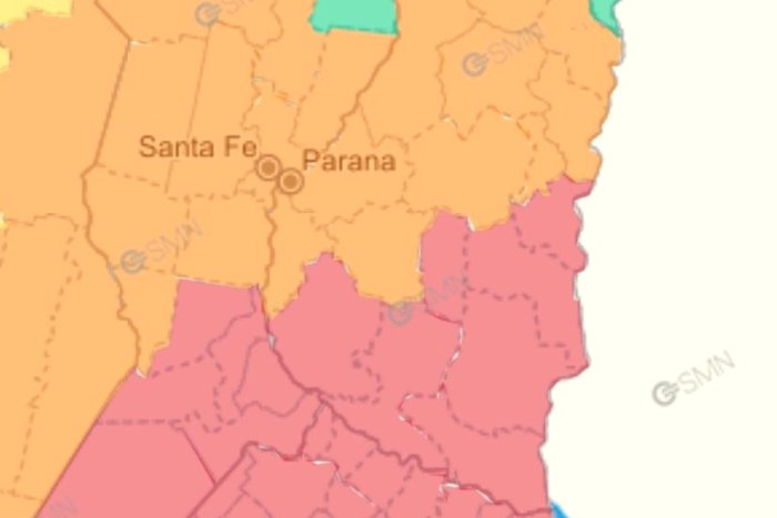 El mapa que actualizaron durante la tarde