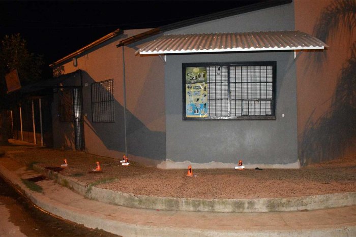 El kiosco donde mataron al joven Vargas