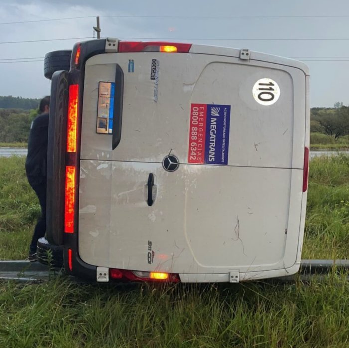 As&iacute; qued&oacute; la Sprinter que conduc&iacute;a un hombre de 46 a&ntilde;os.