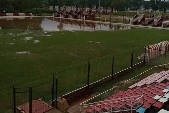 La cancha de Libertad, tambi&eacute;n afectada (Cr&eacute;dito: Federico Gularte)