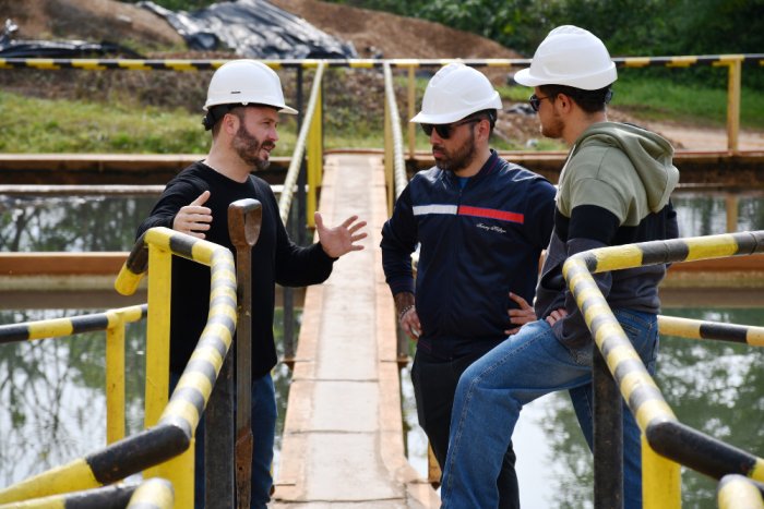 El intendente acompa&ntilde;&oacute; los trabajos de mantenimiento realizados en la Planta Potabilizadora.