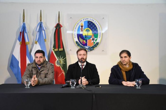 Dell&acute;Olio, secretario de Gobierno, Azcu&eacute; y Pablo Ferreyra, que a Hacienda le sumar&aacute; la Coordinaci&oacute;n de Gabinete.