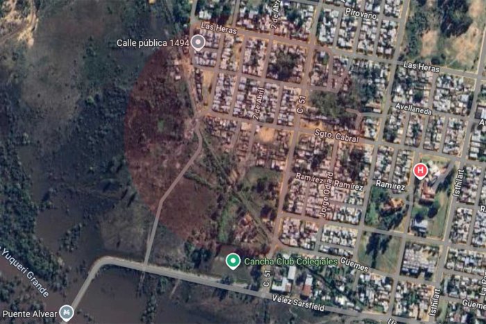 La ubicaci&oacute;n del barrio, en el entorno del acceso sur y del Hospital Carrillo