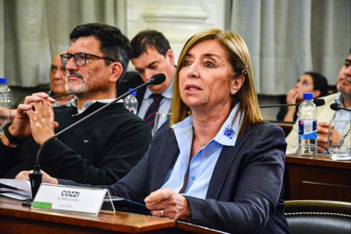 Cozzi, conocida popularmente como Cielo Espejo, tambi&eacute;n ofreci&oacute; agradecimientos.