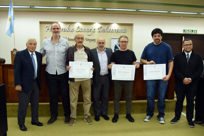 El cordob&eacute;s fue declarado hu&eacute;sped de honor por las autoridades del Concejo Deliberante uruguayense.