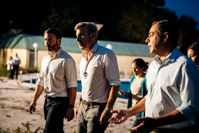 El intendente Francisco Azcu&eacute; acompa&ntilde;&oacute; al gobernador, lo mismo que Eduardo Cristina de Codesal.