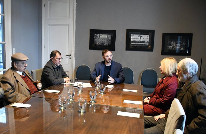 El intendente recibi&oacute; a Mangia, Zapata y Penco, autoridades de las universidades con asiento en Concordia.