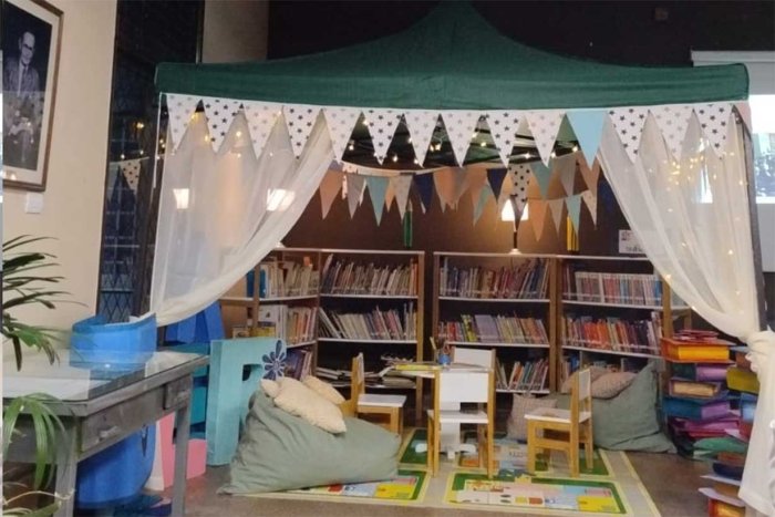 El espacio para los ni&ntilde;os en la Biblioteca