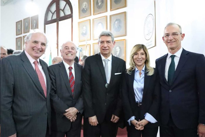 Alfredo Vitolo, Antonio Mar&iacute;a Hern&aacute;ndez, Horacio Rosatti, Marcela Basterra y Mart&iacute;n Acevedo Mi&ntilde;o