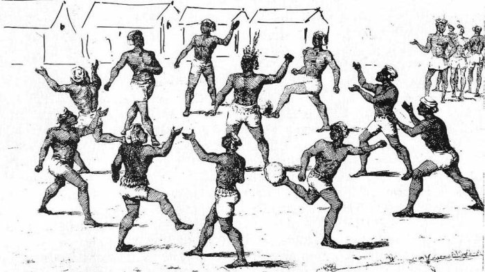 Manga &ntilde;embosar&aacute;i, entre los guaran&iacute;es, mucho antes de los registros del f&uacute;tbol en Inglaterra