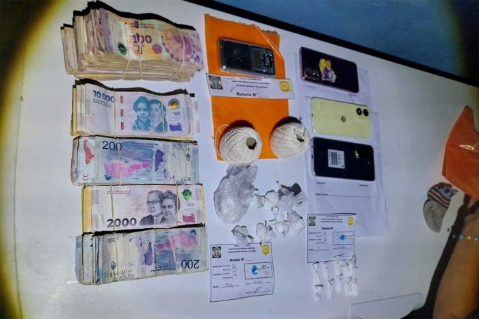Parte de lo secuestrado en Benito Leger&eacute;n y Puerto Yeru&aacute;