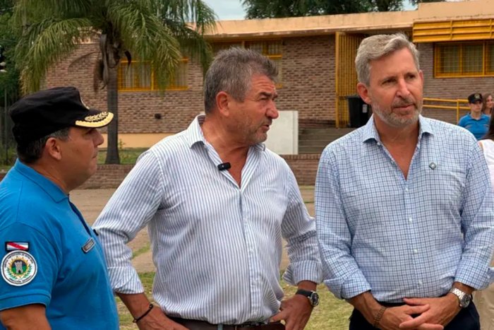 El gobernador Frigerio supervis&oacute; los trabajos junto al ministro Roncaglia.