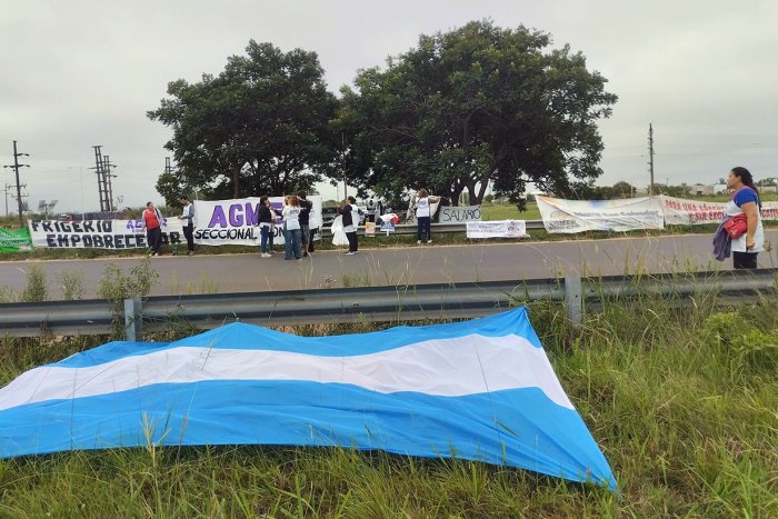 La acci&oacute;n de protesta no fue comunicada con antelaci&oacute;n.